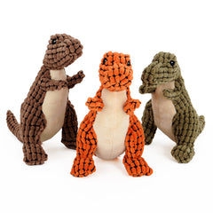 Juguete Dinosaurio de Peluche con Sonido para Perros – Resistente, Suave y con Chillón | 25 cm / 50 cm
