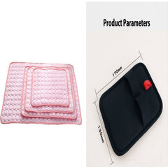 Cojín refrescante de seda fría para perros y gatos – Anticalor, transpirable y cómodo