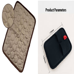 Cojín refrescante de seda fría para perros y gatos – Anticalor, transpirable y cómodo