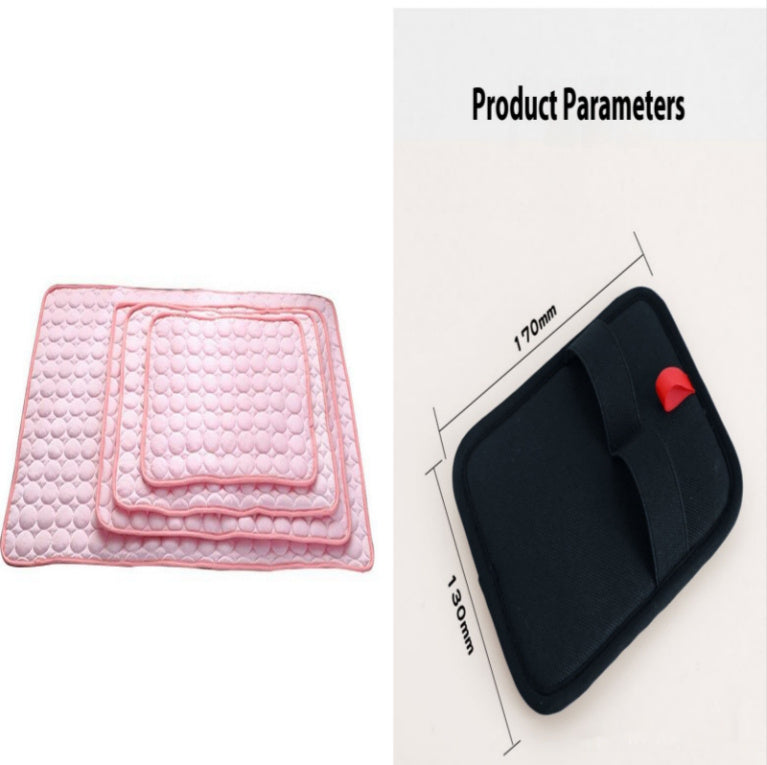 Cojín refrescante de seda fría para perros y gatos – Anticalor, transpirable y cómodo