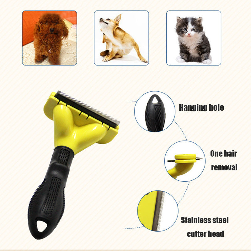 Peine Cuchilla para Cuidado y Corte de Pelo de Mascotas | PAWLI 🐾