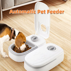 Comedero automático doble para perros y gatos | PAWLI
