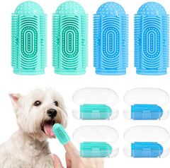 Kit de Cepillo de Dientes para Perros 🐶 | Cepillo de Dedo y Cepillo 360° PAWLI