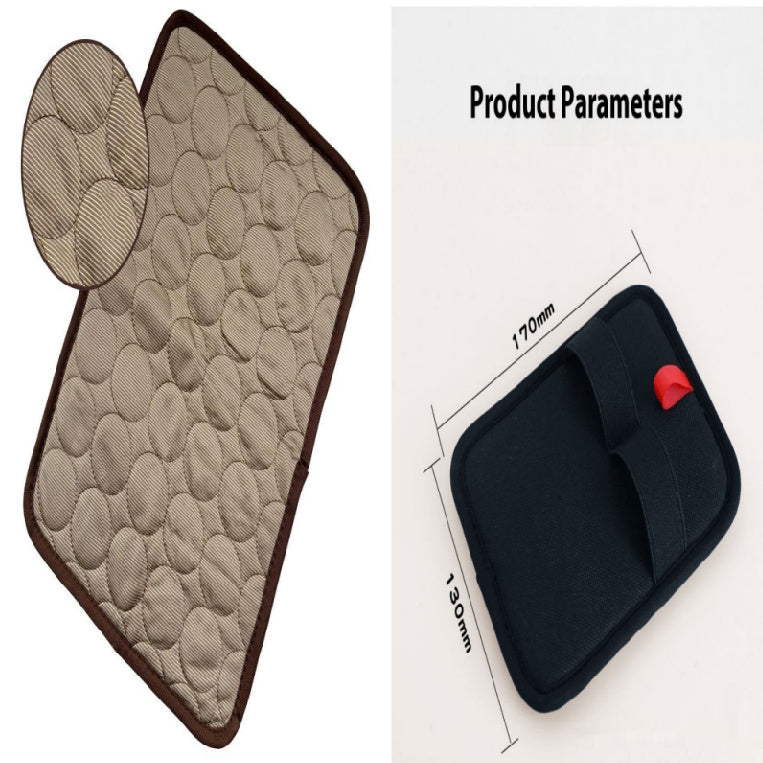 Cojín refrescante de seda fría para perros y gatos – Anticalor, transpirable y cómodo